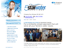 Tablet Screenshot of 5starwater.ca